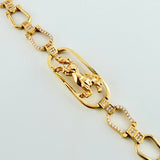 Pulso Caballo Herraduras 20gr / 22cm / 10mm Oro Amarillo Nac.Esp. 18K *