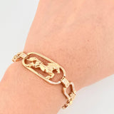 Pulso Caballo Herraduras 20gr / 22cm / 10mm Oro Amarillo Nac.Esp. 18K *