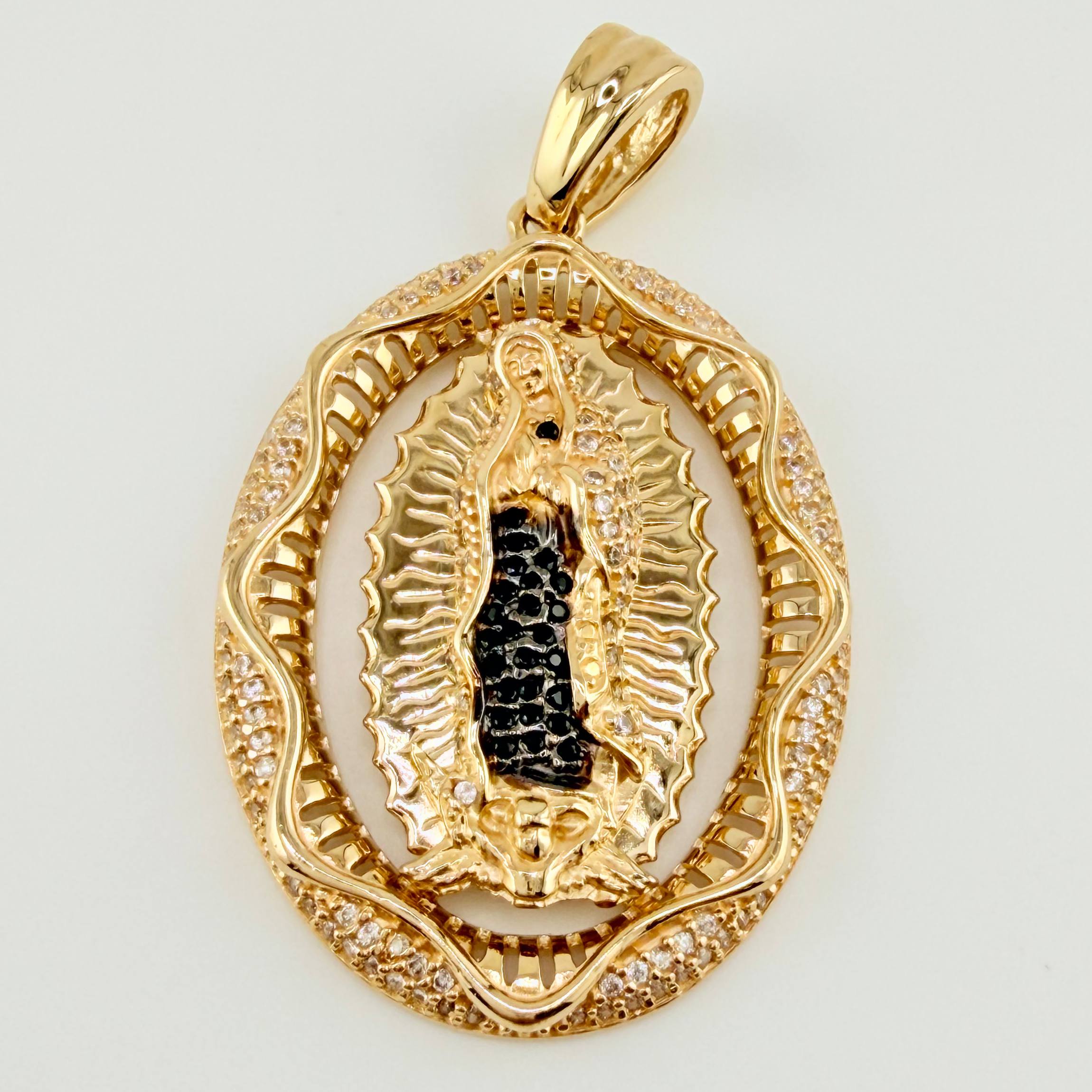Dije Marco Virgen Guadalupe 15.25gr / 5cm / Oro Amarillo 18K *