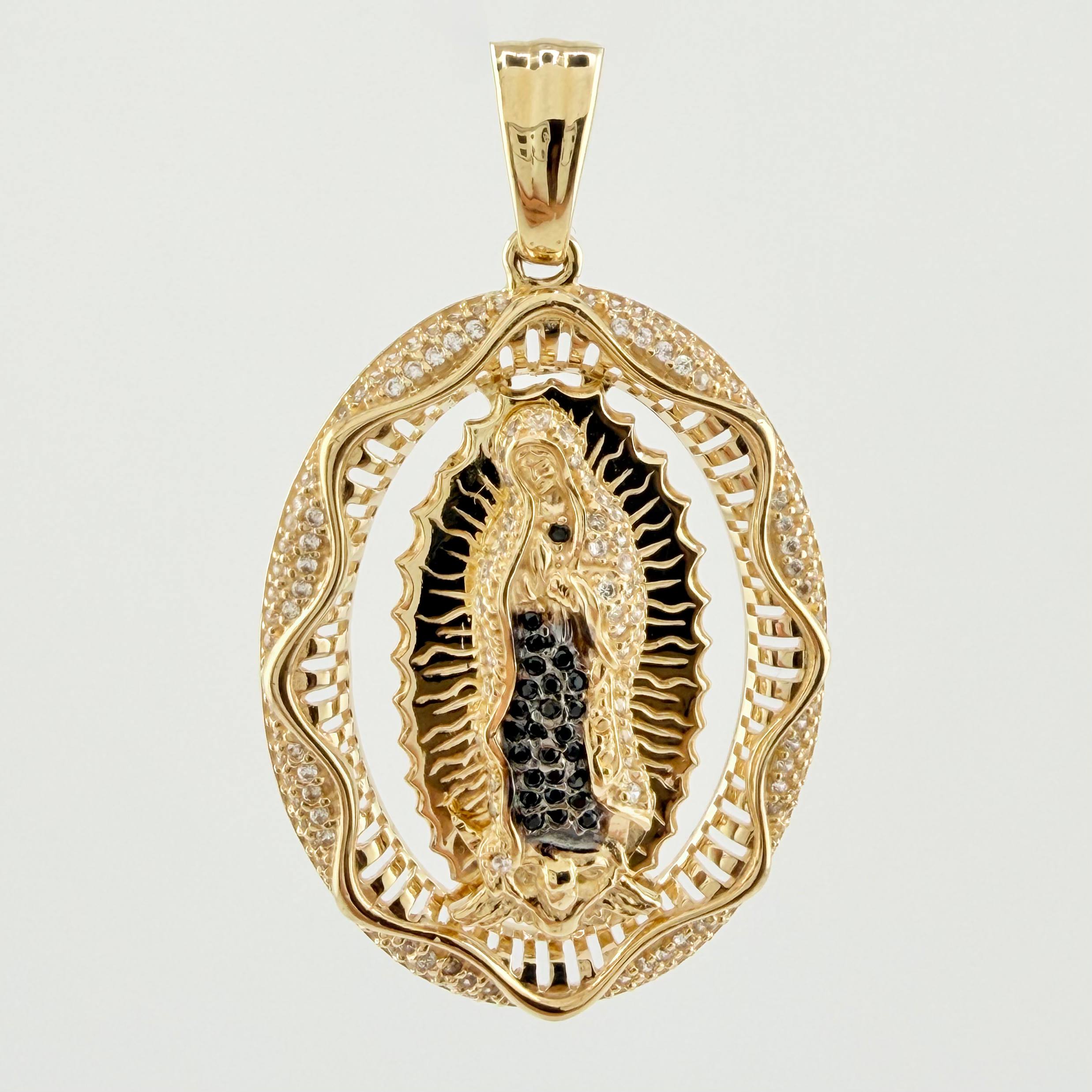 Dije Marco Virgen Guadalupe 15.25gr / 5cm / Oro Amarillo 18K *