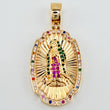 Dije Virge Guadalupe Doble Faz 17gr / 4.5cm / Oro Amarillo 18K *