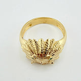 Anillo Indio 6.05gr / T7 1/4 / Oro Amarillo 18K ©