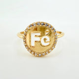 Anillo Fe 1.9gr / T7 / Oro Amarillo 18K ©