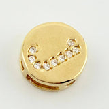 Dije Herraje Letra J 1.5gr / 1cm / Oro Amarillo 18K