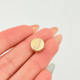 Dije Herraje Letra J 1.5gr / 1cm / Oro Amarillo 18K