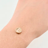 Dije Herraje Letra L 1.35gr / 1cm / Oro Amarillo 18K