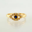 Anillo Ojo Turco 1.65gr / T5 3/4 / Oro Amarillo 18K ©