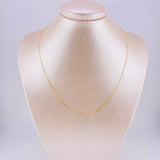 Cadena Aro Seguido 0.65gr / 45cm / 0.9mm Oro Amarillo +3 18K *