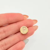 Dije Herraje Letra P 1.5gr / 1cm / Oro Amarillo 18K ©