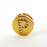 Dije Herraje Letra P 1.5gr / 1cm / Oro Amarillo 18K *