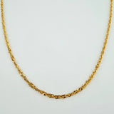 Cadena Singapur 2.05gr / 50cm / 2.3mm Oro Amarillo +3 18K