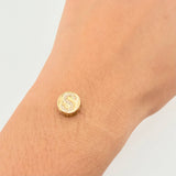 Dije Herraje Letra S 1.35gr / 1cm / Oro Amarillo 18K