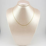 Cadena Plana 1.85gr / 40cm / 1.8mm Tres Oros +3 18K *