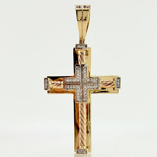 Dije Cruz 21.9gr / 6.4cm / Tres Oros 18K ©