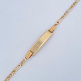 Pulso Bebé Fígaro 1.45gr / 14.5cm / Oro Amarillo +1 18K &