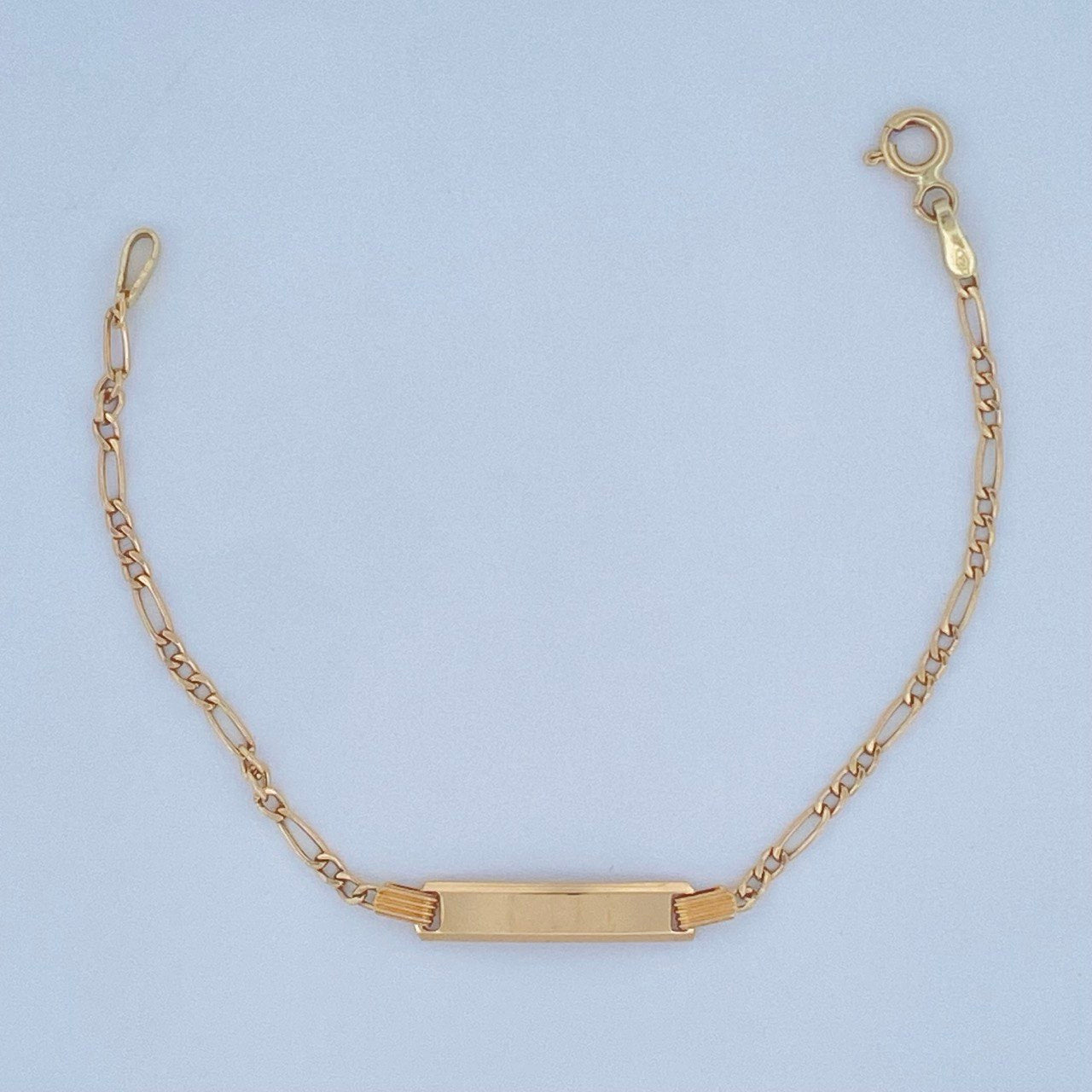 Pulso Bebé Fígaro 1.45gr / 14.5cm / Oro Amarillo +1 18K &