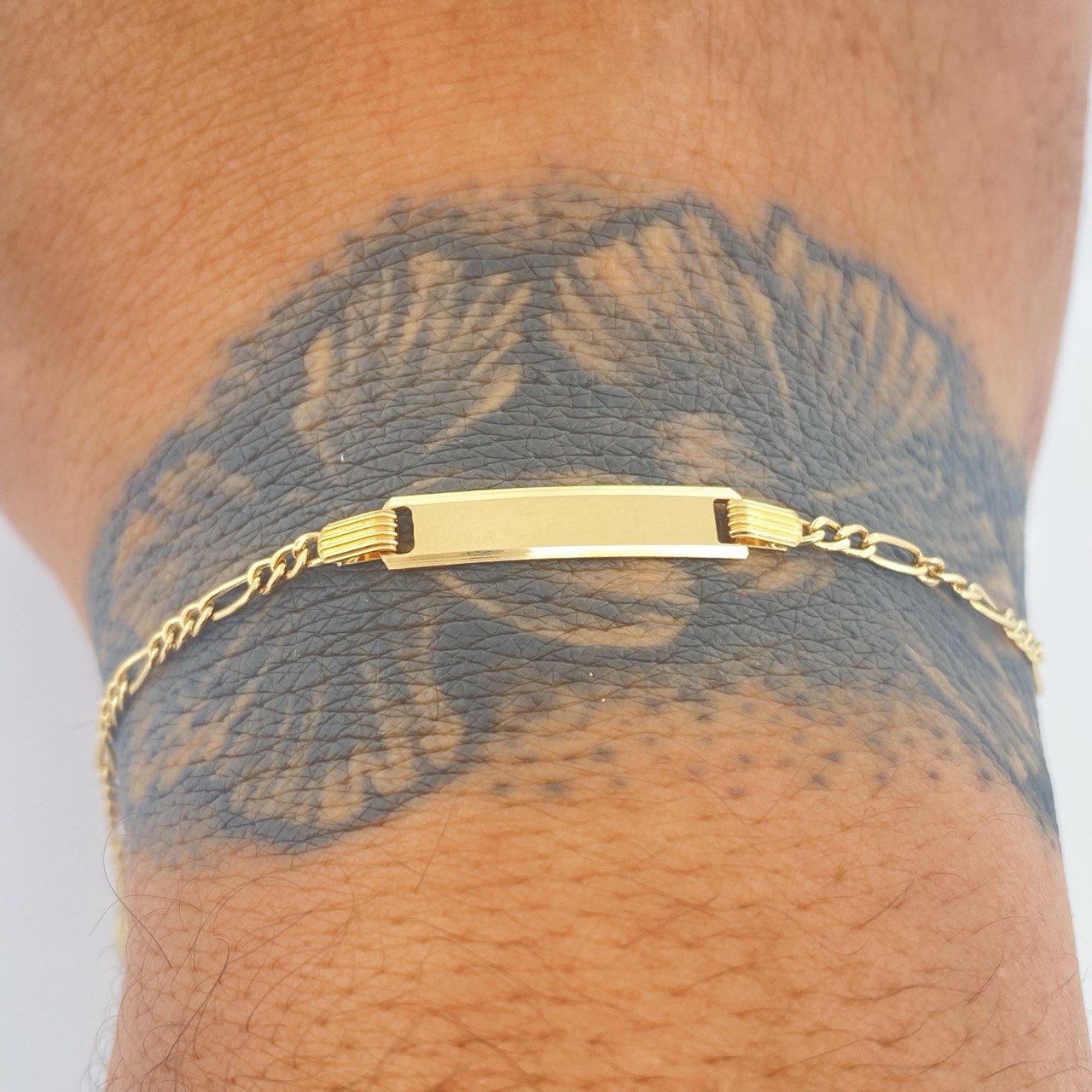 Pulso Bebé Fígaro 1.45gr / 14.5cm / Oro Amarillo +1 18K &