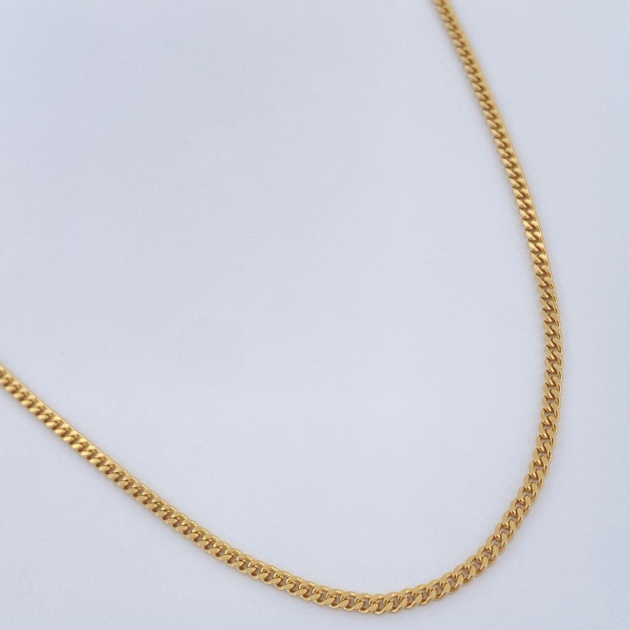 Cadena Mini Cubana 5.45gr / 60.2cm / Oro Amarillo +1 18K &