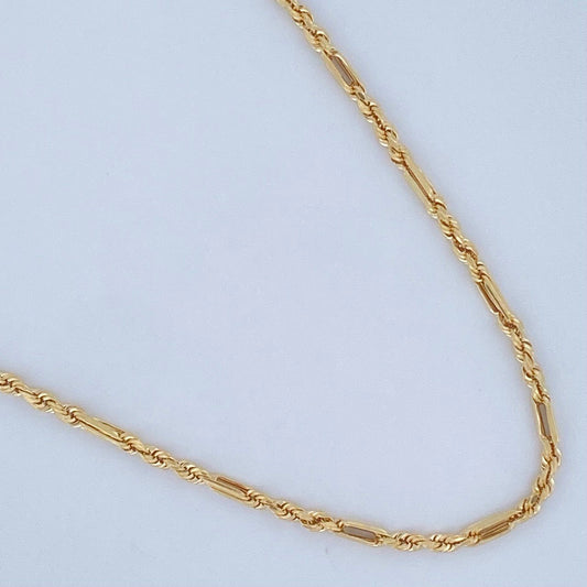 Cadena Lazo G 5.7gr / 61.3cm / Oro Amarillo +3 18K $
