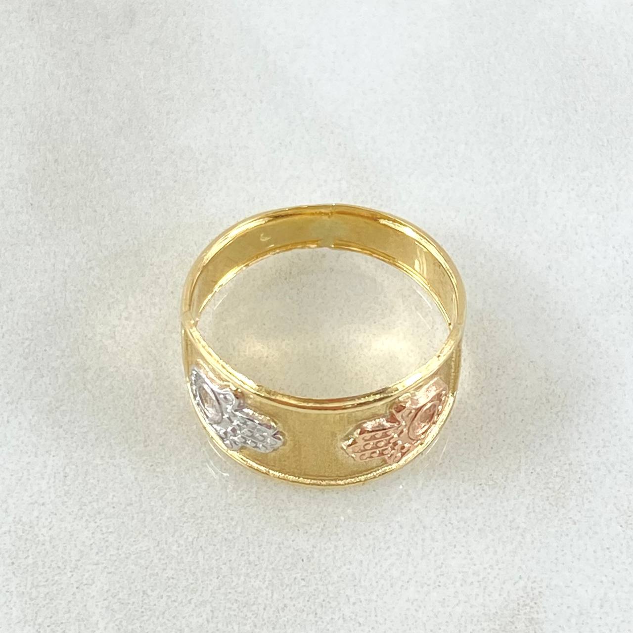Anillo Mano Hamsa 1.75gr / T8 1/2 / Oro 18K