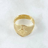 Anillo Virgen Milagrosa 1.9gr / T7 3/4 / Oro 18K