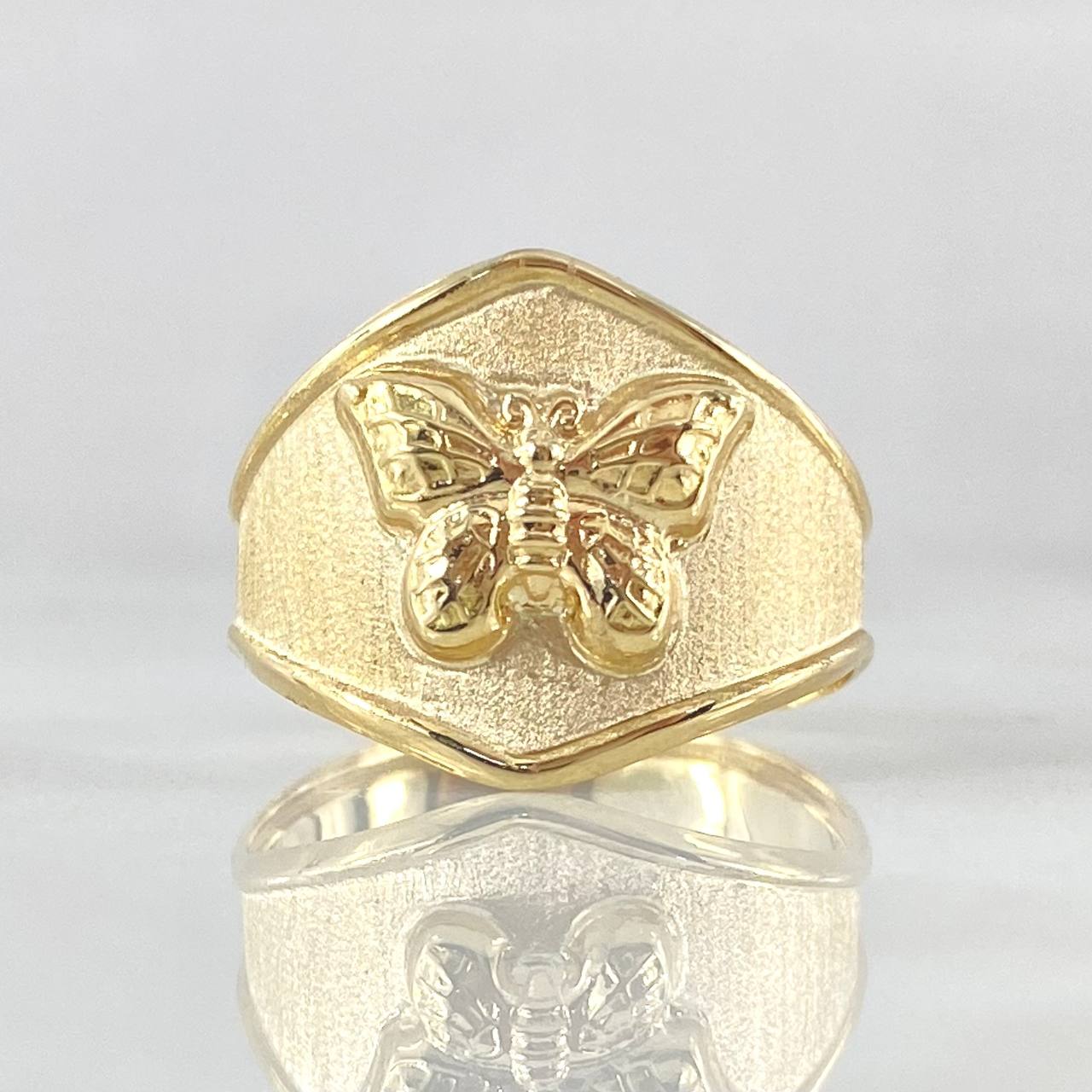 Anillo Mariposa 2.2gr / T8 1/4 / Oro 18K
