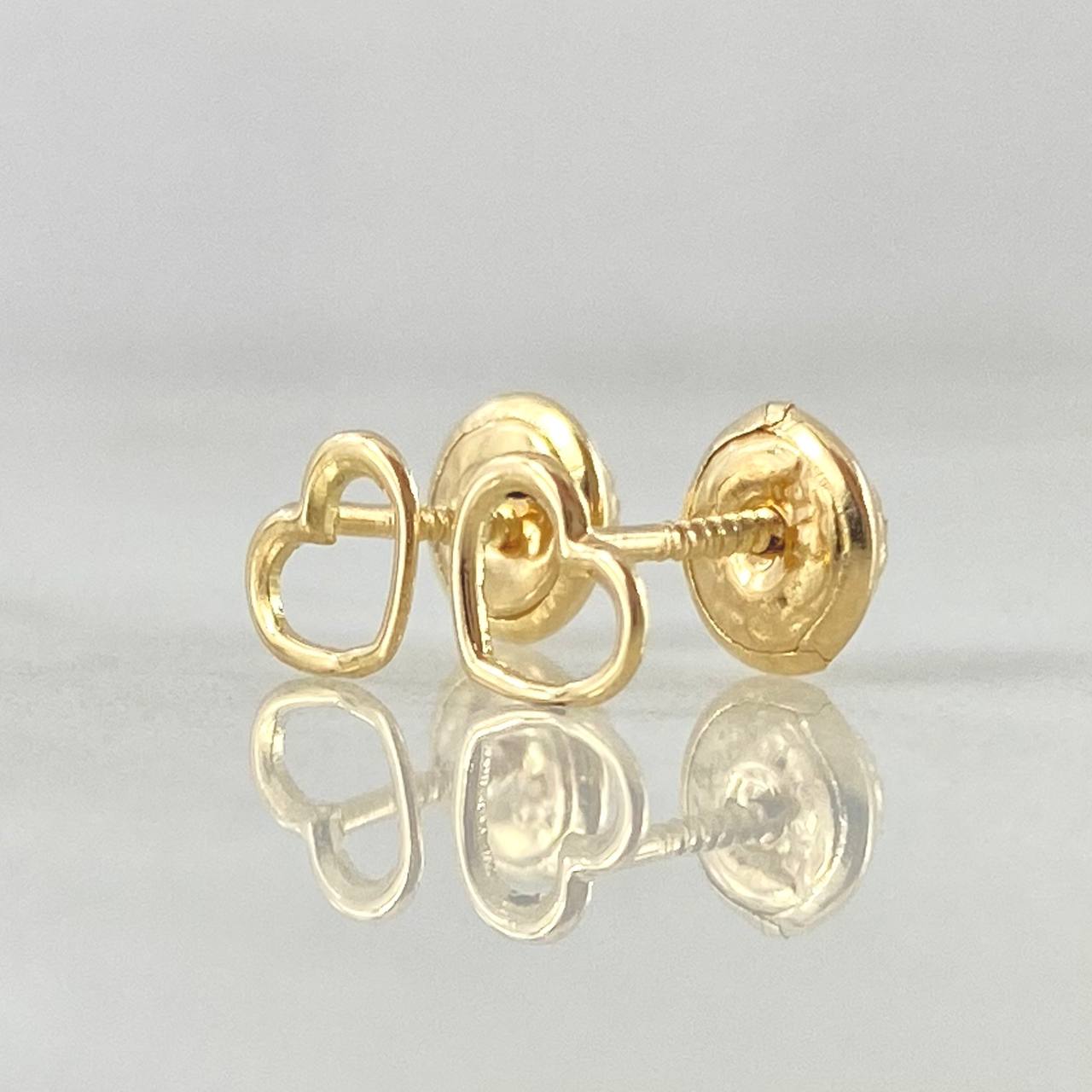 Topos Silueta Corazon 0.5gr / Oro 18K *