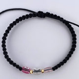 Pulsera Negra Mom 0.1gr / Oro 18K &