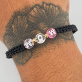 Pulsera Negra Mom 0.1gr / Oro 18K &