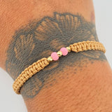 Pulsera Beige Neoprenos 0.15gr / Oro 18K &