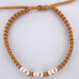 Pulsera Beige Mostacilla 0.15gr / Oro 18K &
