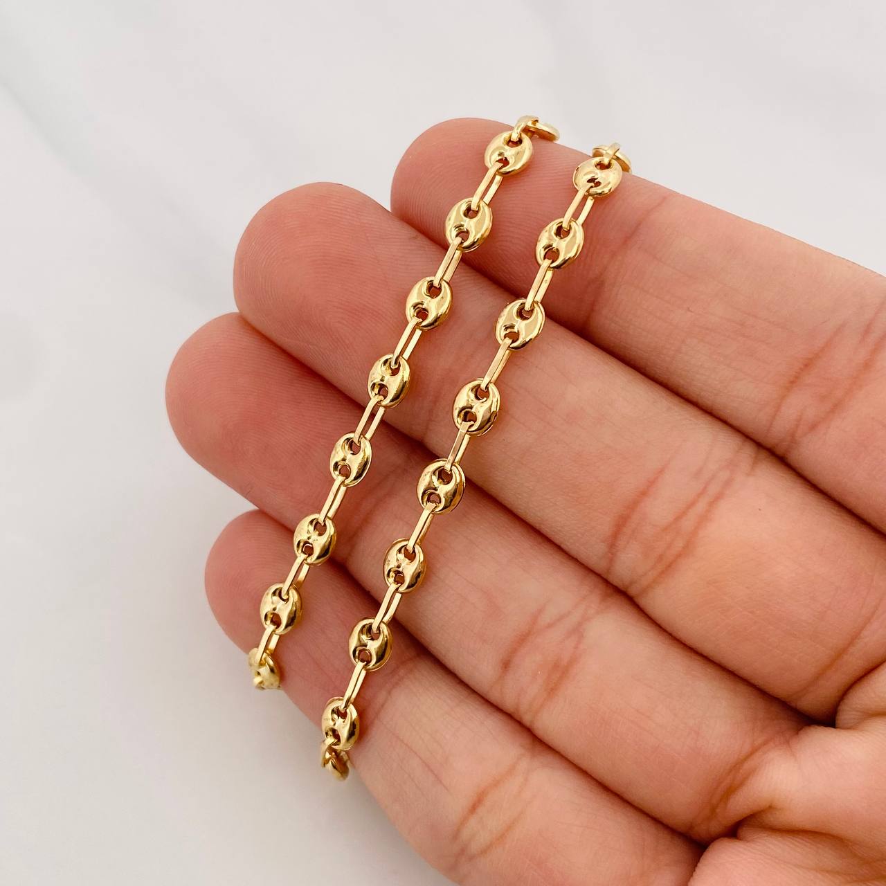 Tobillera GC 3.45g / 26.5cm / 4.05mm Oro Amarillo 18K