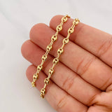 Tobillera GC 3.45g / 26.5cm / 4.05mm Oro Amarillo 18K