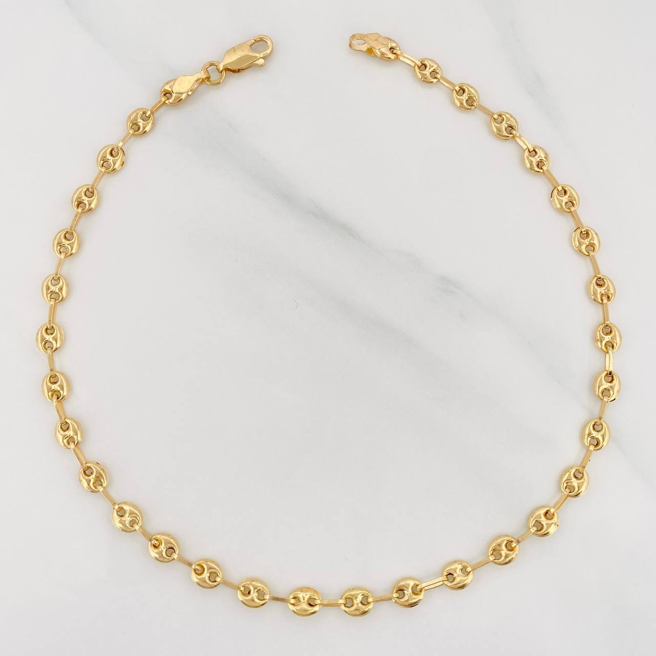 Tobillera GC 3.45g / 26.5cm / 4.05mm Oro Amarillo 18K