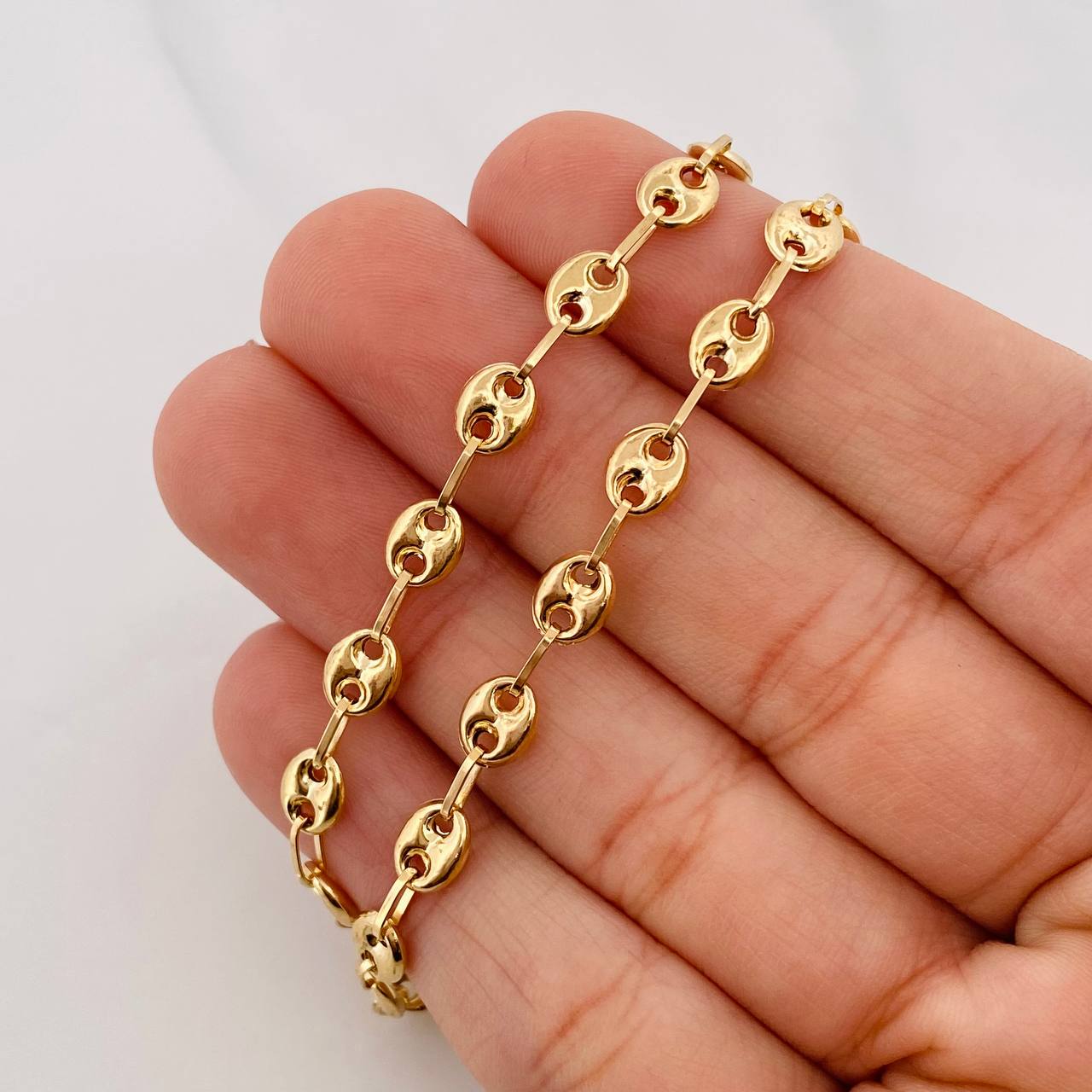 Tobillera GC 4g / 27.8cm / 5.01mm Oro Amarillo 18K