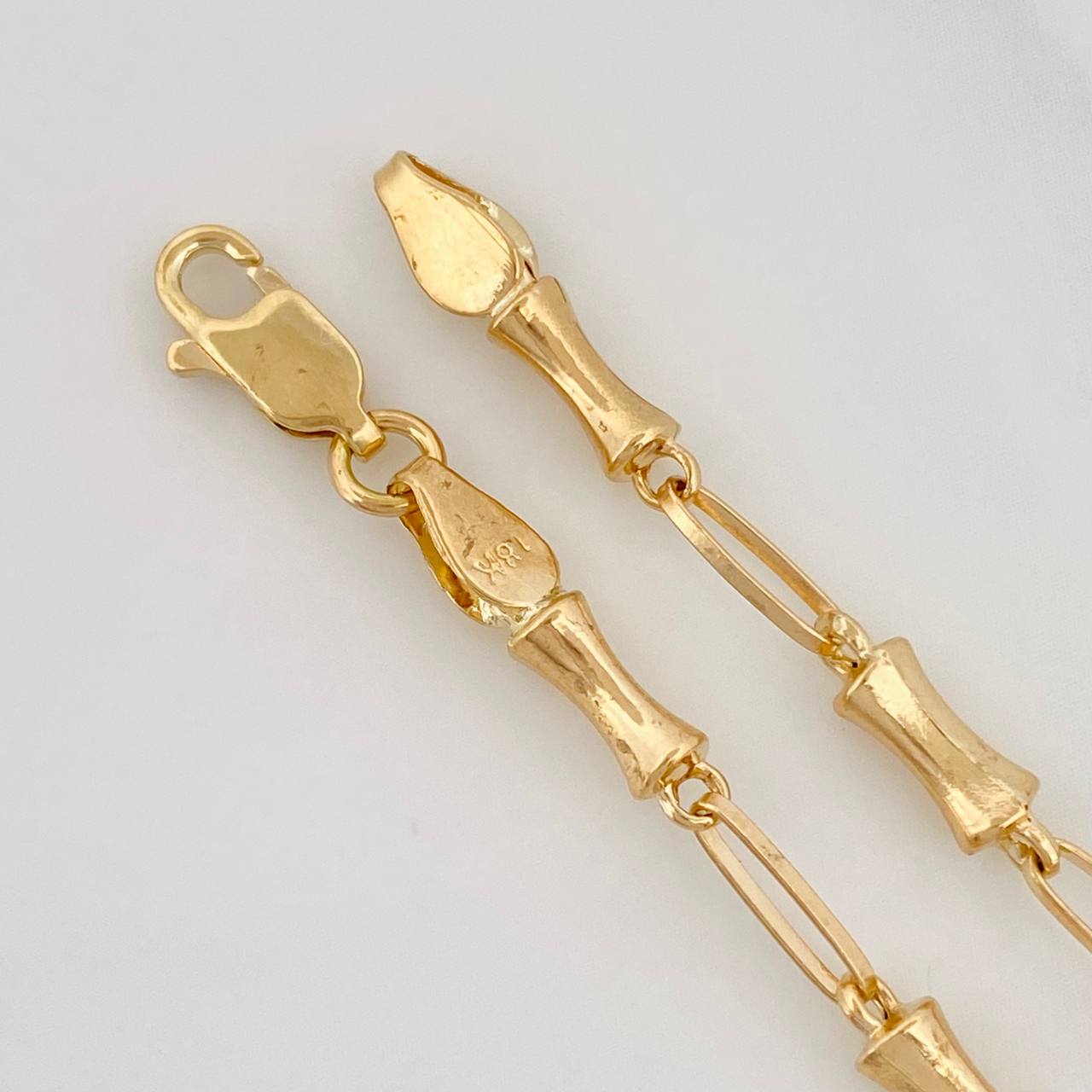 Pulso Rustica Reloj de Arena 3.8g / 22.5cm / 3.38mm Oro Amarillo 18K