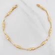 Pulso Rustica Dubai 3.35g / 21.5cm / 3.38mm Oro Amarillo 18K