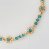 Pulso Tennis Halo 9.25g / 17cm / 3.96mm Oro Amarillo 18K
