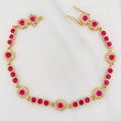 Pulso Tennis Halo 9.15g / 17cm / 3.96mm Oro Amarillo 18K