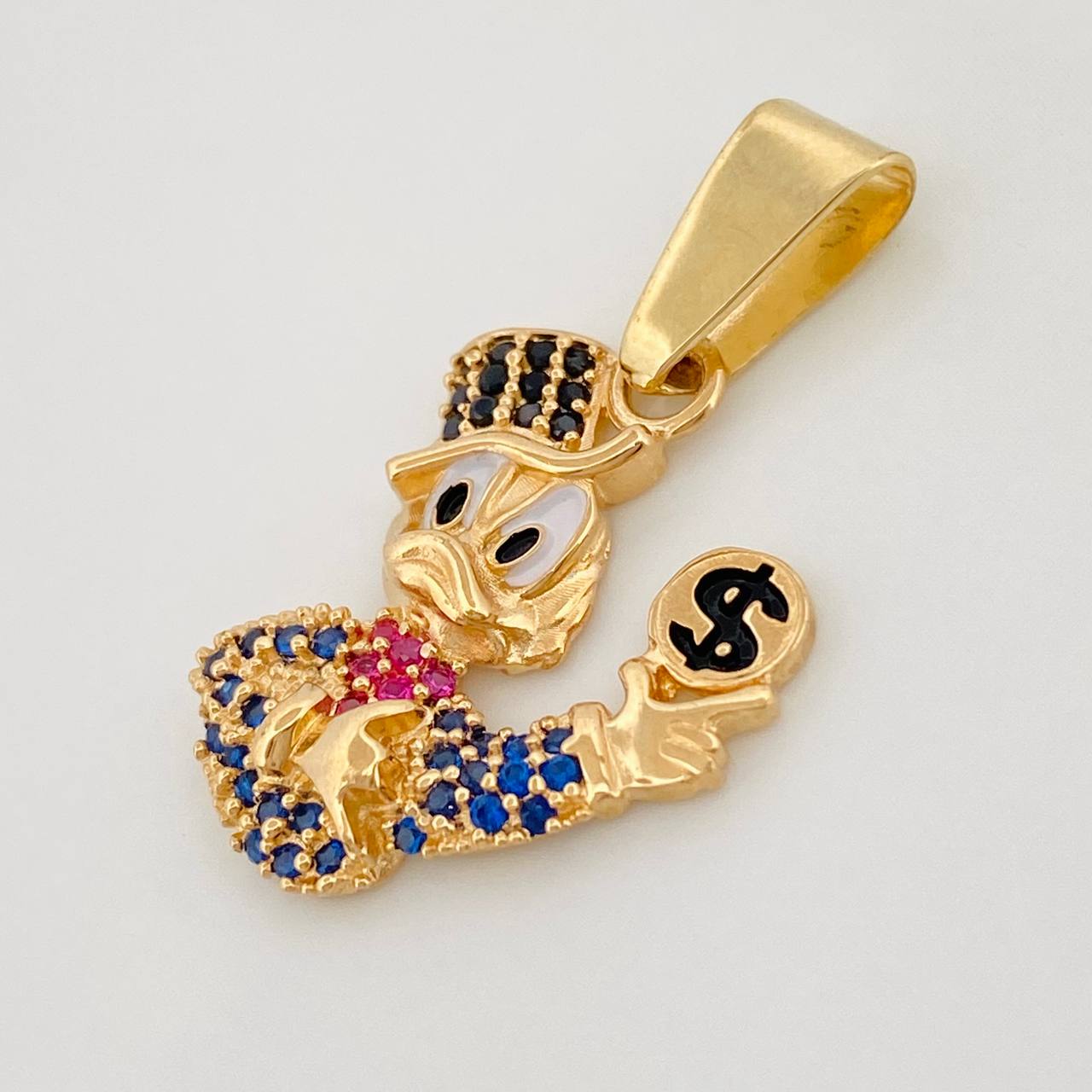 Dije Pato Dinero 2.8g / 2.8cm Oro Amarillo 18K