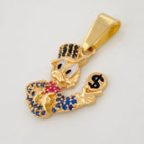 Dije Pato Dinero 2.8g / 2.8cm Oro Amarillo 18K