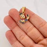 Dije Pato Dinero 2.8g / 2.8cm Oro Amarillo 18K