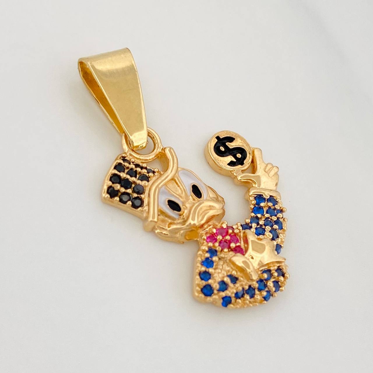 Dije Pato Dinero 2.8g / 2.8cm Oro Amarillo 18K