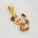 Dije Pato Dinero 2.8g / 2.8cm Oro Amarillo 18K