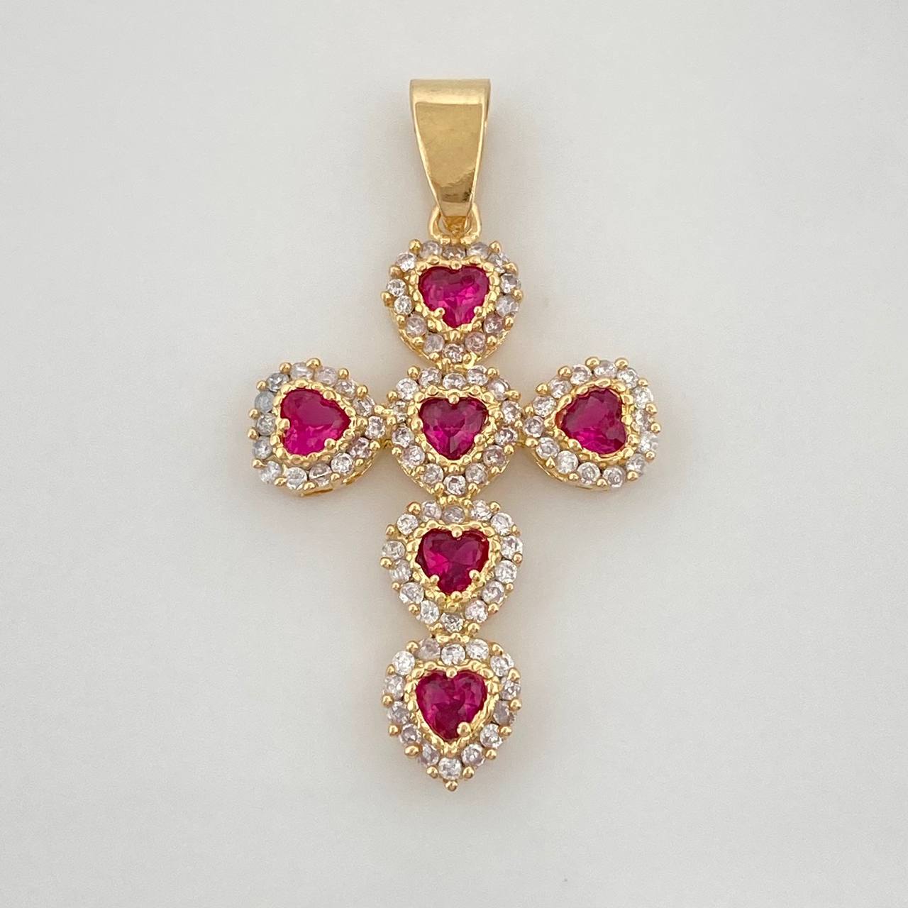 Dije Cruz Tupida 3.5g / 3.5cm Oro Amarillo 18K