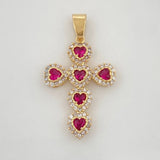 Dije Cruz Tupida 3.5g / 3.5cm Oro Amarillo 18K