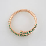 Anillo Clavo 2.45g / T7 3/4 Oro Rosa 18K