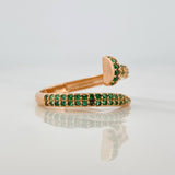 Anillo Clavo 2.45g / T7 3/4 Oro Rosa 18K
