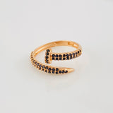 Anillo Clavo 2.5g / T7 1/4 Oro Rosa 18K