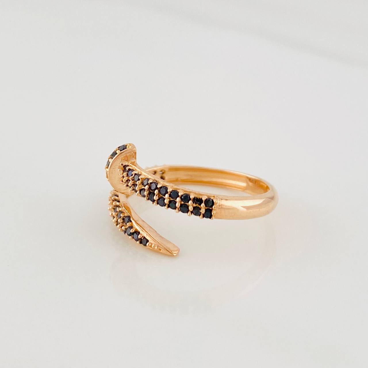 Anillo Clavo 2.5g / T7 1/4 Oro Rosa 18K